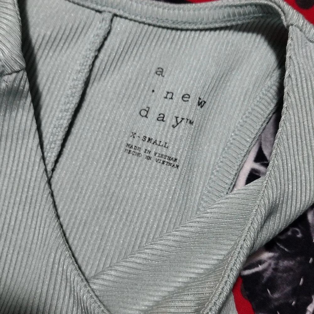 Sage Green Ribbed Tank - Picture 7 of 10